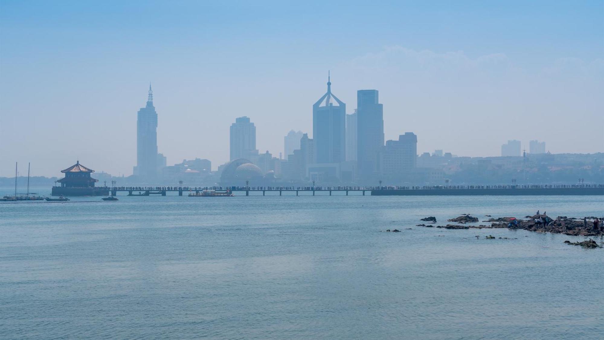 Holiday Inn Express Qingdao Shibei By Ihg Eksteriør billede