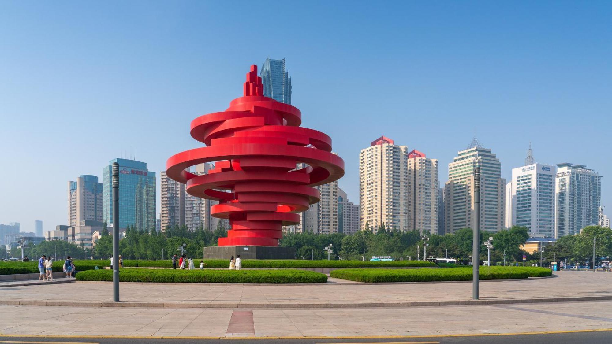 Holiday Inn Express Qingdao Shibei By Ihg Eksteriør billede